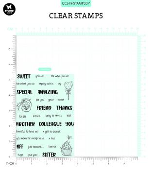 Creative Craft Lab - Studio Light - Clear Stamp - Special Friend - Stempel