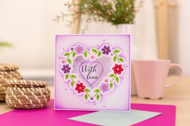 Gemini - Dies - Floral Heart - Stanze - Blumenherz