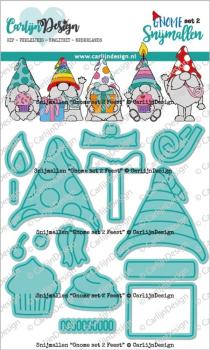 Carlijn Design - Dies - Gnome Set 2 Party  - Stanze