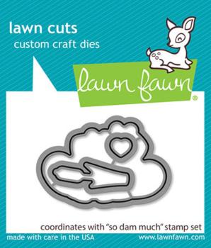 Lawn Fawn Craft Dies - "So Dam Much" - Stanzen