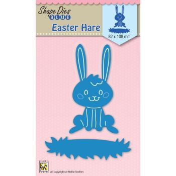 Nellie's Choice - Shape Dies Blue - " Easter Hare " - Stanze