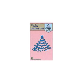 Nellie's Choice - Shape Dies Blue - " Christmas Tree " - Stanze