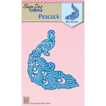 Nellie's Choice - Shape Dies Blue - " Peacock " - Stanze