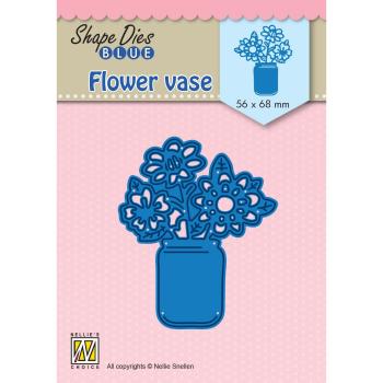 Nellie's Choice - Shape Dies Blue - " Flower Vase " - Stanze