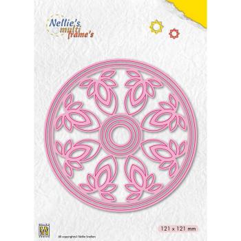 Nellie's Choice - Multi Frame Dies - " Kaleidoscoop Flower " - Stanze