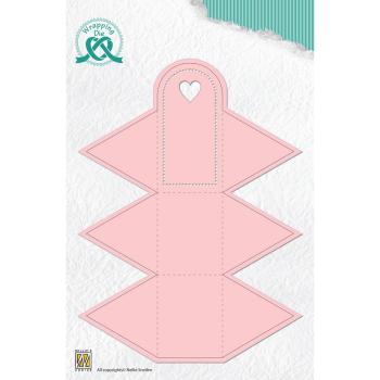 Nellie's Choice - Wrapping Dies Gift Box - " Triangle Box " - Stanze