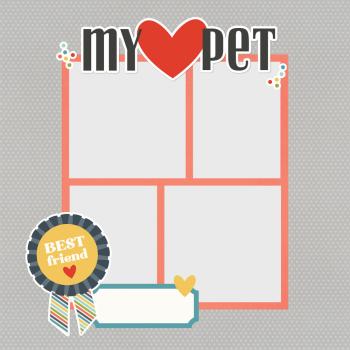 Simple Stories - Die Cuts Cardstock - "Pet Shoppe " - Stanzteile