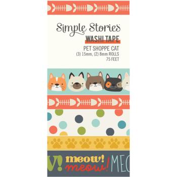 Simple Stories - Washi Tape - "Pet Shoppe Cat "