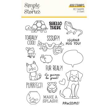 Simple Stories -  Pet Shoppe - Clearstamp - Stempel
