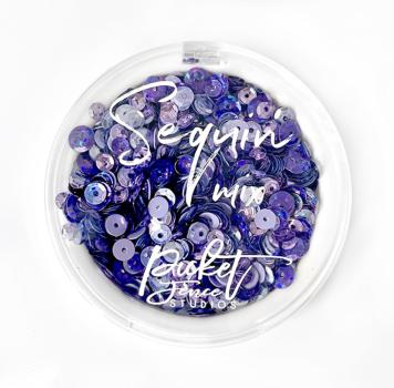 Picket Fence Studios - Sequin Mix - All About the Purples  - Streuteile 