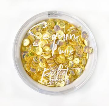 Picket Fence Studios - Sequin Mix - All About the Yellows  - Streuteile 