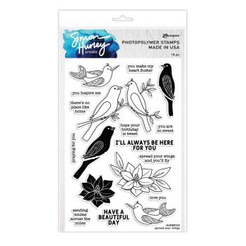Ranger - Clear Stamps by Simon Hurley Create - Spread Your Wings - Stempel  