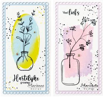 Marianne Design - Clear Stamps - Silhouette Art Rectangle - Stempel 