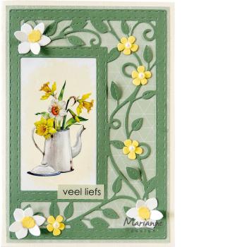 Marianne Design Creatables - Dies - Rectangle Leaves  - Präge - und Stanzschablone 