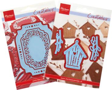 Marianne Design Creatables - Dies - Set Birdhouse  - Präge - und Stanzschablone 