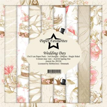 Paper Favourites - "  Wedding Day  " - Paper Pack - 6x6 Inch