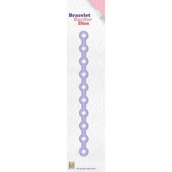 Nellie's Choice - Bracelet Border Dies - "Chain with Circles" - Stanze