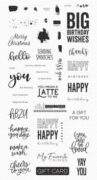 My Favorite Things Stempelset "Mini Messages & More" Clear Stamp