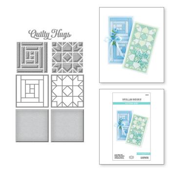 Spellbinders - Dies - "Log Cabin and Flower Mini Quilts" - Stanzschablonen