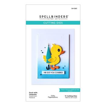 Spellbinders - Dies - "Duck with Umbrella" - Stanzschablonen