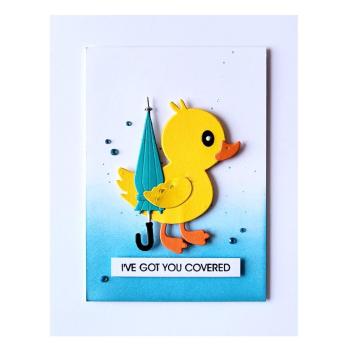 Spellbinders - Dies - "Duck with Umbrella" - Stanzschablonen