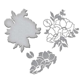 Spellbinders - Die Cuts - "Anemones Etched Dies" - Stanzteile