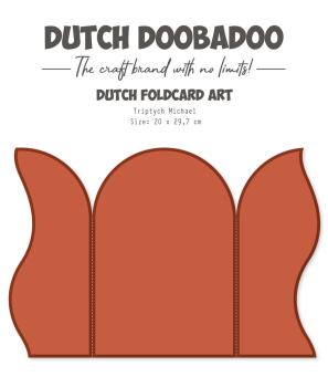 Dutch Doobadoo - Schablone "Triptych Michael" Stencil A4 - Dutch Card Art