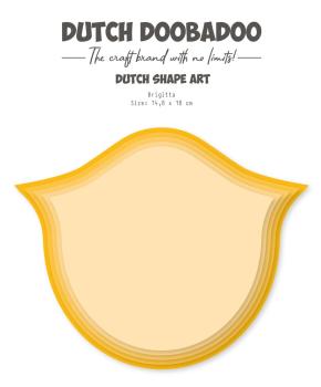 Dutch Doobadoo - Schablone "Brigitta" Stencil A5 - Dutch Shape Art 