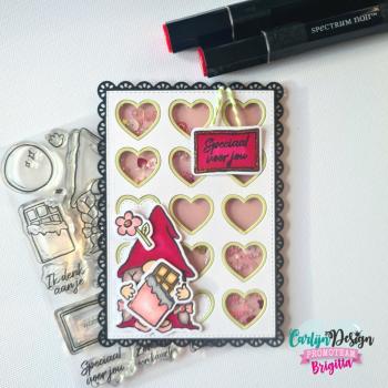 Carlijn Design - Stempel "Gnome Vrouw" Clear Stamp