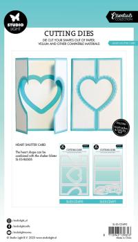 Studio Light - Stanzschablone "Heart Shutter Card" Dies