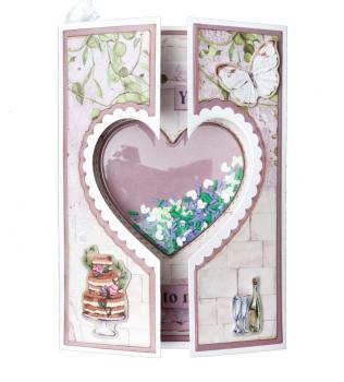 Studio Light - Stanzschablone "Heart Shutter Card" Dies