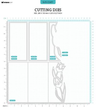 Studio Light - Stanzschablone "Tulip Folding Card" Dies