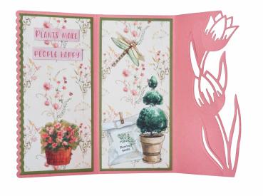 Studio Light - Stanzschablone "Tulip Folding Card" Dies