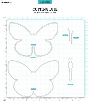 Studio Light - Stanzschablone "Butterfly Card Shape" Dies