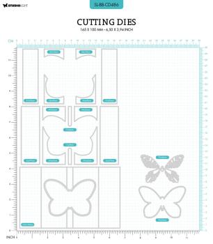 Studio Light - Stanzschablone "Die Butterfly Pop Out Card" Dies