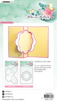 Studio Light - Stanzschablone " Flower Zig Zag Card" Dies