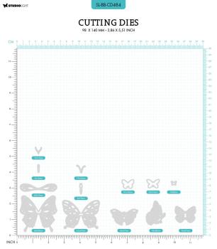Studio Light - Stanzschablone "Fly Fly Butterfly" Dies