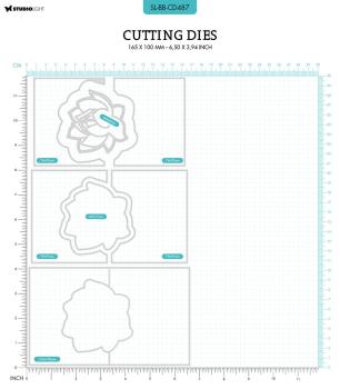 Studio Light - Stanzschablone "Water Lily Stand Up Card" Dies