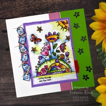 Woodware - Stempel "Flower Mound" Clear Stamps 