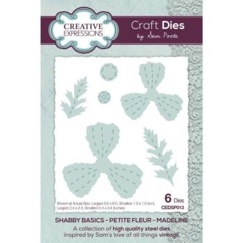 Creative Expressions - Stanzschablone "Petite Fleur Madeline" Dies Shabby Basics