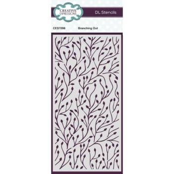 Creative Expressions - Schablone "Branching Out" Stencil Slimline