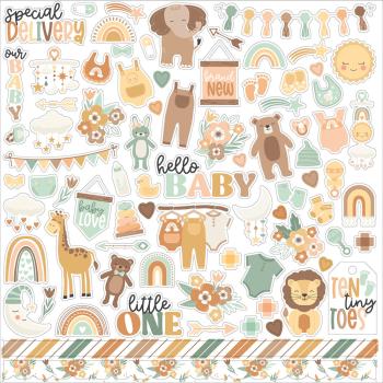 Echo Park - Designpapier "Our Baby" Collection Kit 12x12 Inch - 12 Bogen