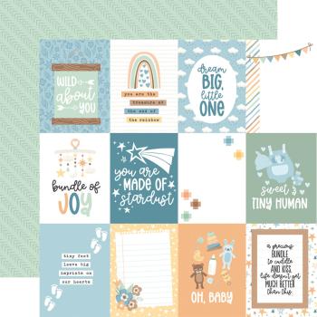 Echo Park - Designpapier "Our Baby Boy" Paper Pack 6x6 Inch - 24 Bogen