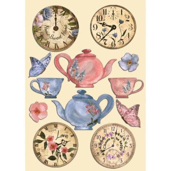 Stamperia - Holzteile A5 "Clocks" Wooden Shapes