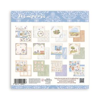 Stamperia - Designpapier "Welcome Home" Paper Pack 12x12 Inch - 10 Bogen