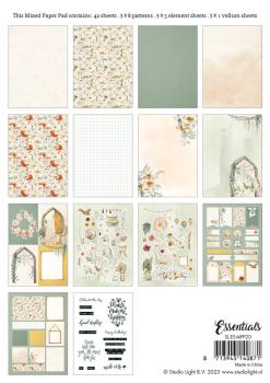 Studio Light - Designpapier A5 "Bohemian Spring" Mixed Paper Pad - 42 Bogen 