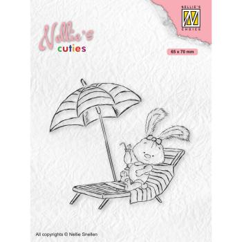 Nellie's Choice - Stempel "Lena on Holidays" Clear Stamps Nellie´s Cuties 