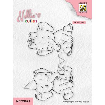 Nellie's Choice - Stempel "Happy Birthday" Clear Stamps Nellie´s Cuties 