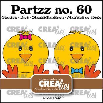 Crealies - Stanzschablone "Chick" Partzz Dies