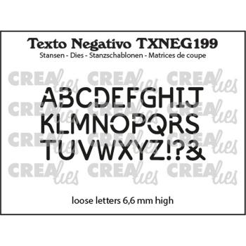 Crealies - Stanzschablone "Alphabet" Texto Cutting Dies